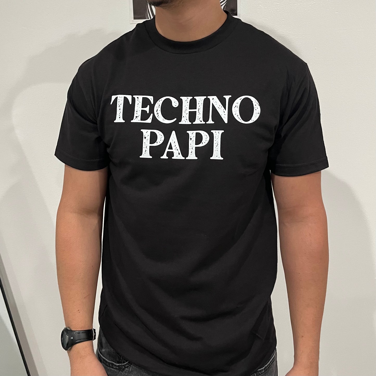 "Techno Papi" T-shirt(Front design)
