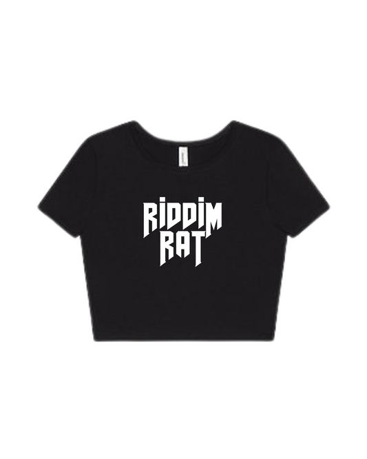 "Riddim Rat" Crop top(front design)