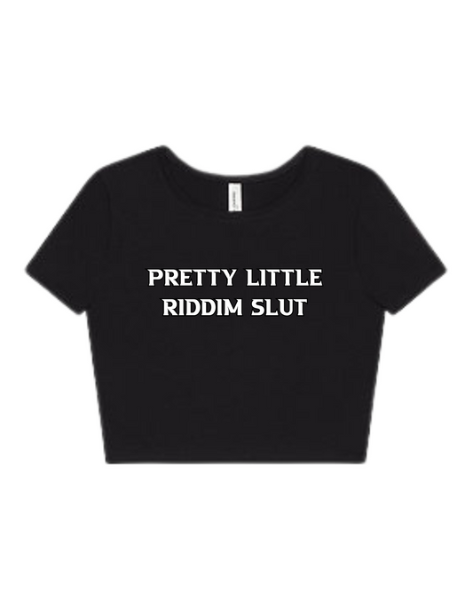 “Pretty Little Riddim Slxt” Baby Tee(Front design only)