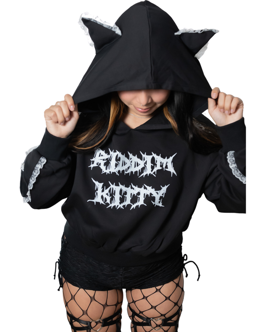"Riddim Kitty" Cat Ear Hoodie
